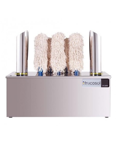 Abrillantador/Secador de copas profesional 6 rodillos SV2000 FRUCOSOL