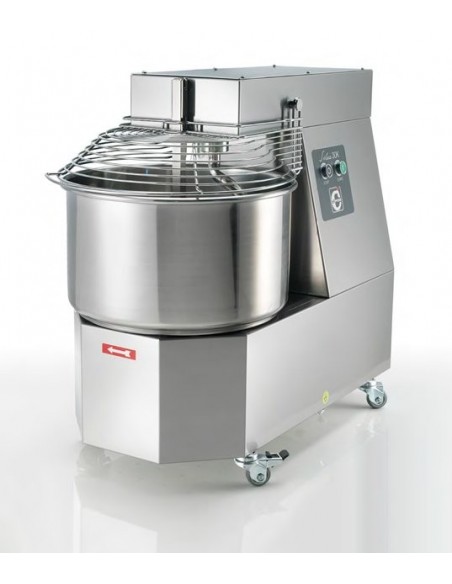 Amasadoras en Espiral Monofásicas o Trifásicas de 20-30 kg de capacidad Acero Inox SIL20-30 DIFRIHO