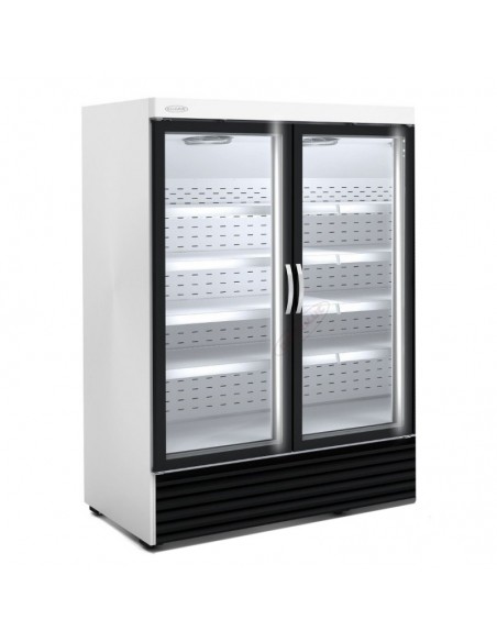 Armario Expositor Congelación MINIMARKET 2 Puertas Batientes Vidrio MAF-DCVC-1002