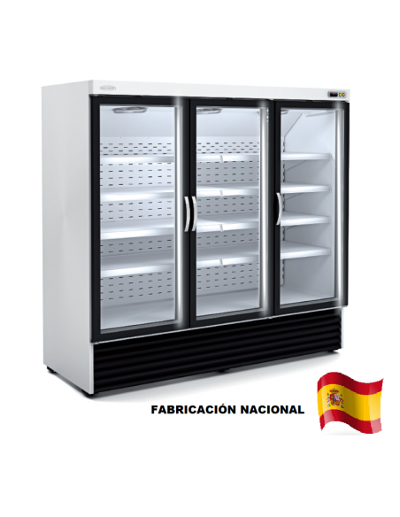 Armario Expositor Congelación MINIMARKET 3 Puertas Batientes Vidrio MAFDCVC-2003