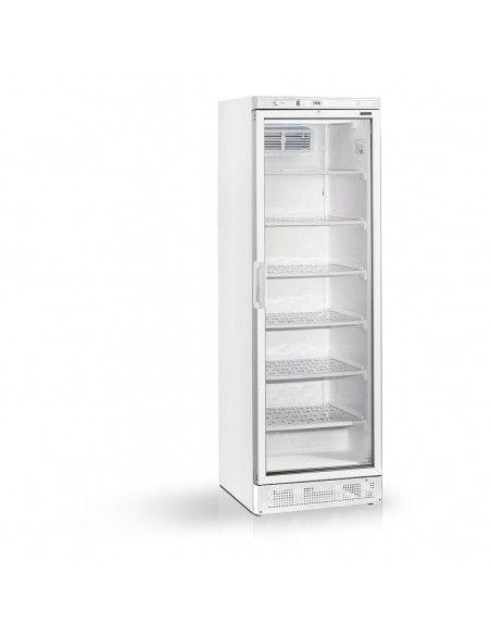 Armario Expositor Congelación con Puerta de Cristal 300 litros CON/SIN Cabezal Luminoso UFFS 370G-CP EUROFRED
