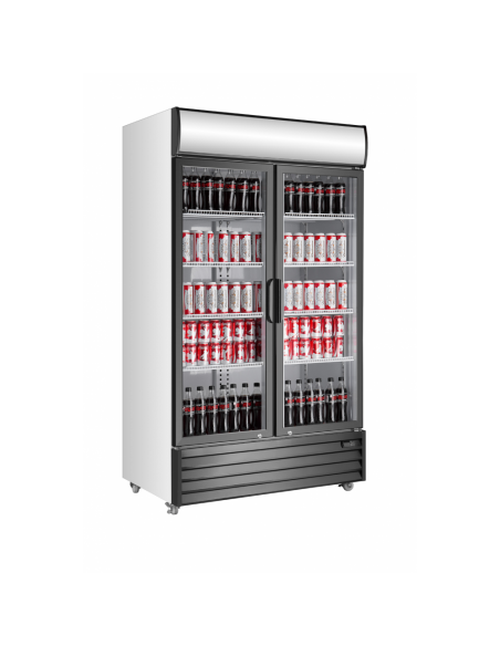 Armario Expositor Refrigerado 1000L 2 Puertas Abatibles EXPO1130TN