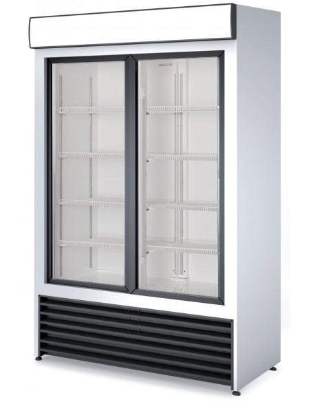 Armario Expositor Refrigerado 2 Puertas Correderas Vidrio RVCS1000