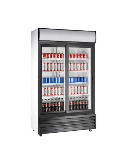 Armario Expositor Refrigerado 688L 2 Puertas Correderas EXPO1120TN-PC