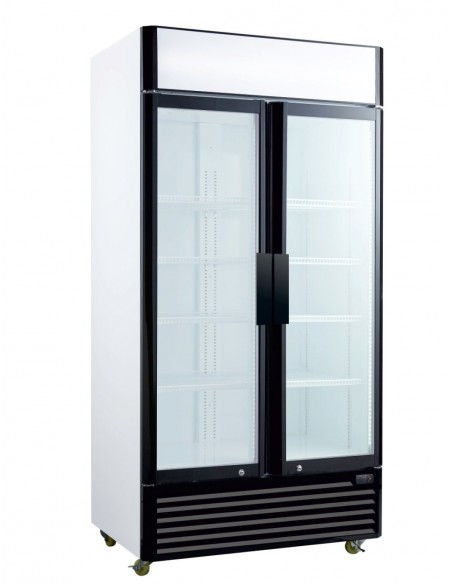 Armario Expositor Refrigerado 800 Litros 2 puertas Batientes Línea PEKÍN CSD800