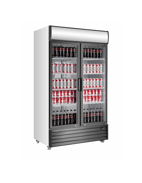 Armario Expositor Refrigerado 2 Puertas Abatibles EXPO1000TN
