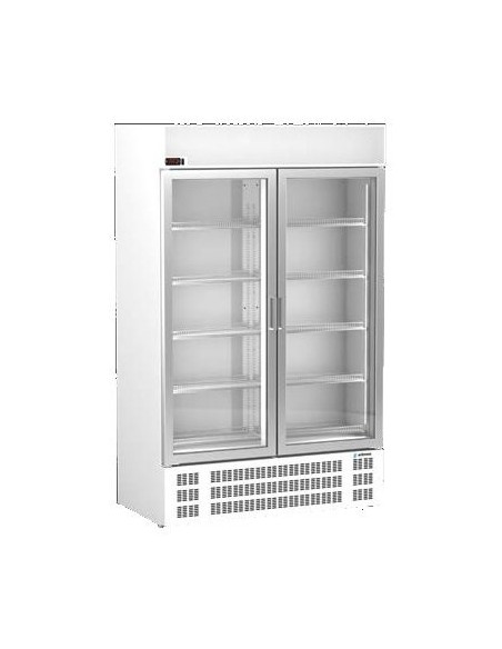 Armario Expositor Refrigerado Con cabezal Luminoso potenciado 2 Puertas APE-952-C P EDENOX
