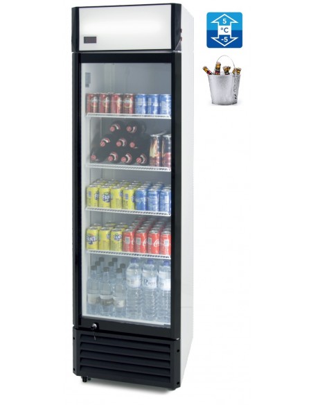 Armario Expositor Refrigerado Subcero -5ºC Puerta Vidrio SZ360