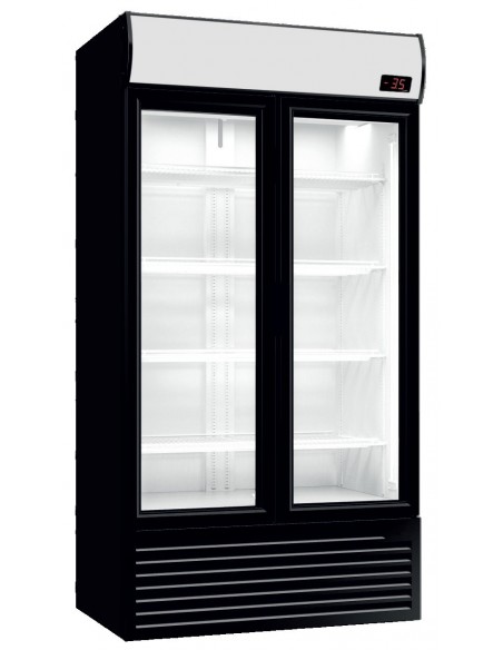 Armario Expositor Refrigerado Subcero de 1000 Litros 2 puertas Batientes Línea MANISA INOVA 1000SZ CLIMAHOSTELERIA