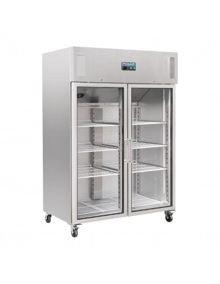 Armario frigorífico 1200Ltr 2 puertas vidrio CW198 POLAR.