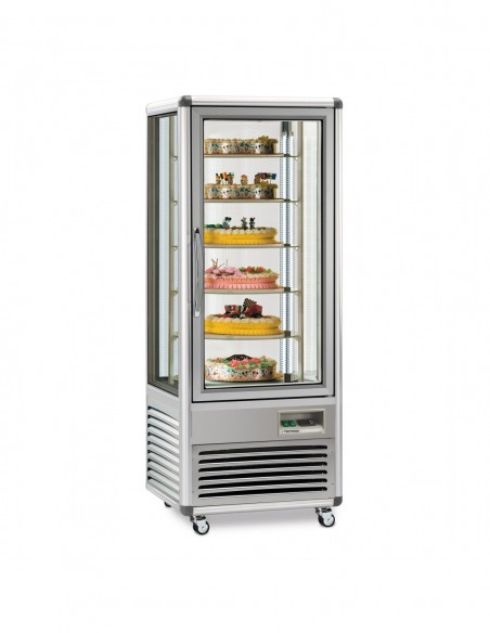 Armario refrigerado 4 caras de cristal Pastelerías 500 litros SNELLE505RNEW EUROFRED