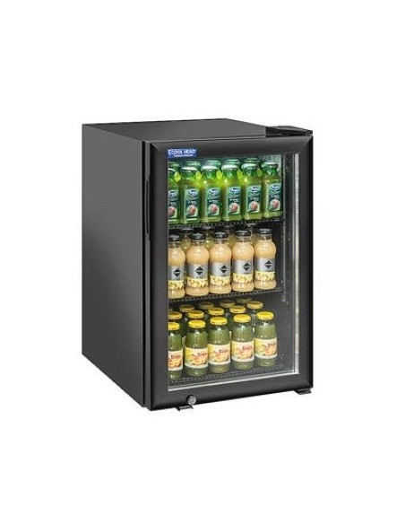 Expositor refrigerado sobremesa Negro 60L EUROFRED RC60. PVP 401.11