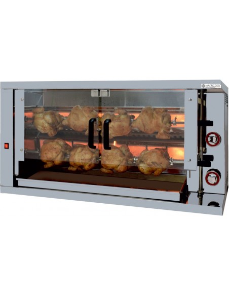 Asador de pollos a gas ARILEX de 2 espadas 2ASG