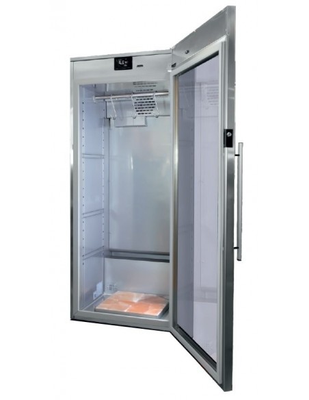 Cava de carnes en Acero Inoxidable con 4 Estantes