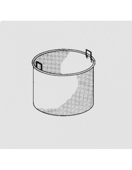 Cesta colador 100 litros 500×410 mm Línea MAGISTRA PLUS 900 MBM