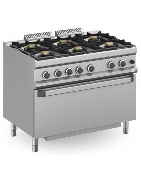 Cocina a Gas con Horno a Gas Extragrande Línea MAGISTRA PLUS 700 MBM