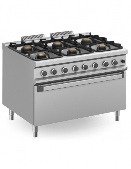 Cocinas a Gas con Horno Eléctrico Extragrande 6 Fuegos Línea MAGISTRA PLUS 900 MBM
