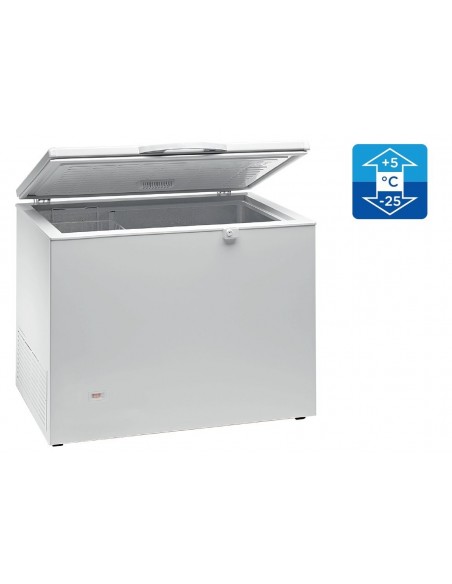 Congelador Horizontal Puerta Ciega Abatible Doble Temperatura 349 Litros