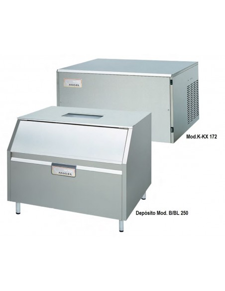 Fabricadores de Cubitos de hielo Serie K-KX de 150 a 262 kilos/días de producción K-KX DIFRIHO