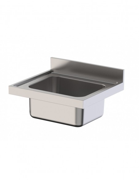 Fregadero Industrial Acero Inoxidable Con 1 Cuba Sin Mueble