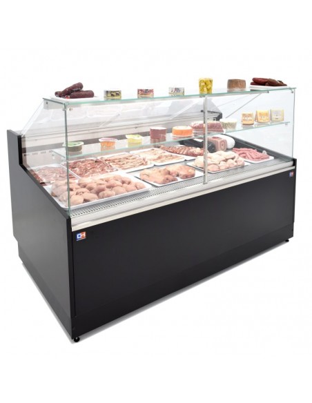 Vitrina Refrigerada Expositora Carnicería Fondo 1100 de 2 metros CORDOBA VRV-200-XL