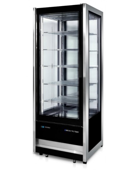 Armario Refrigerado Pastelerías 4 caras Cristal Especial Chocolate CRISTAL TOWER RV 75 CH EUROFRED