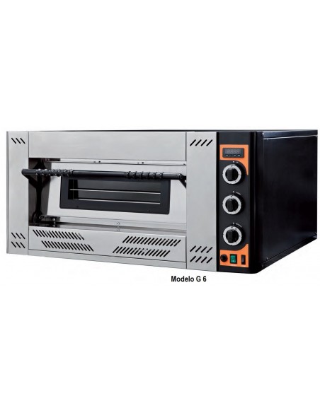 Hornos de pizzas a Gas con Puerta de Cristal G4/9XL MESFRED