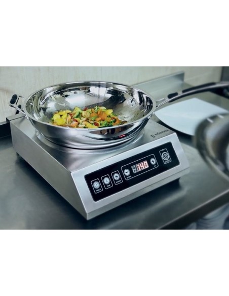Inducción de sobremesa WOK de 60-240°C y 10 niveles de potencia IW-35 E EDENOX