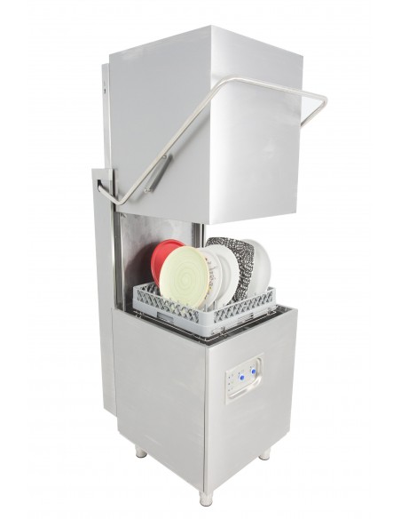 Lavavasos Industrial Tipo Capota con Cesta de 50x50cm ST800