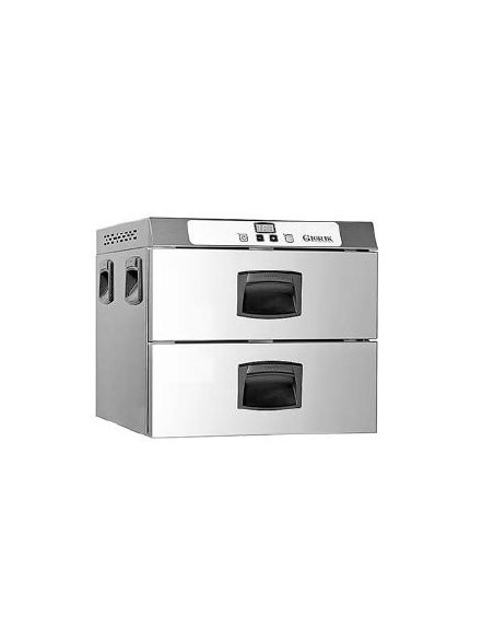Mantenedor Eléctrico de Alimentos 2 cajones para bandejas GN1/1 GIORIK EUROFRED GMC2E.