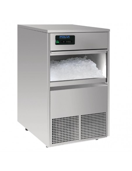 Máquina de Hielo Bajomostrador Cubeta 4 kg T316 POLAR.