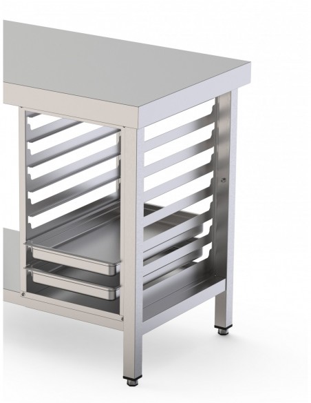 Módulo Acero Inoxidable Para 8 Bandejas GN1/1 380x530x560h mm