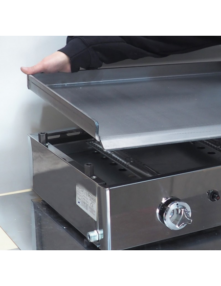 Plancha a gas con 2 Grifos Termostáticos MAF-PKR602+40KR MAFRICOOL