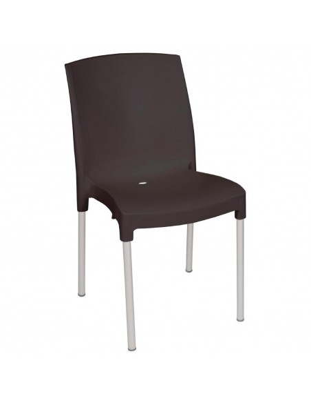 Silla apliable Negra GJ976 BOLERO (Juego de 4)