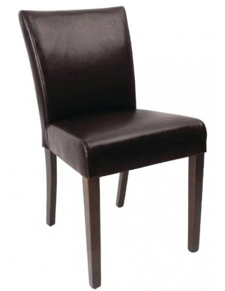 Silla comedor símil cuero Contemporary marrón GR366 Bolero (Juego 2)