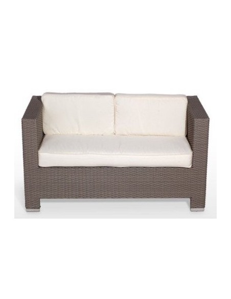Sillón módulo de 2 plaza construido rattan TRIESTE