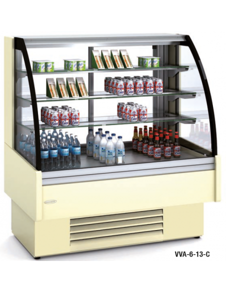VITRINA EXPOSITORA AUTOSERVICIO CURVA MFVVA-6-6-C