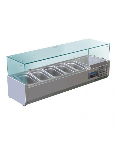 Vitrina Expositora para 5 cubetas GN G608 POLAR.