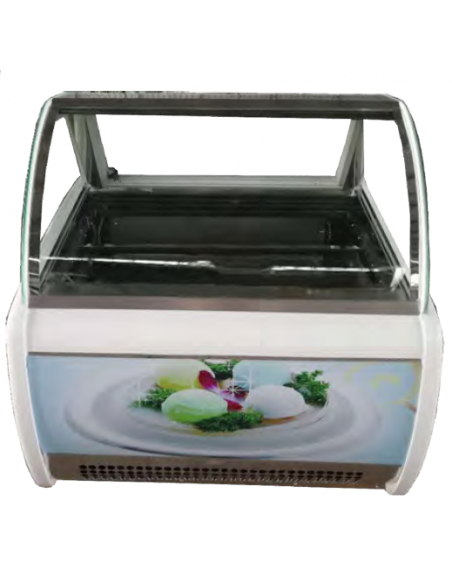 Vitrina Expositora Refrigerada Profesional para Heladerías MAFVDH