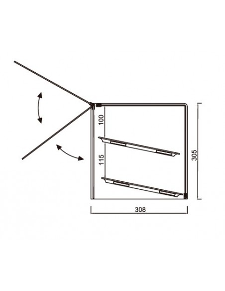 Vitrina Neutra de Metacrilato VGN 1/1 - Imagen 2