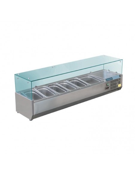 Vitrina Refrigerada de Ingredientes 6 GN GD876 POLAR.