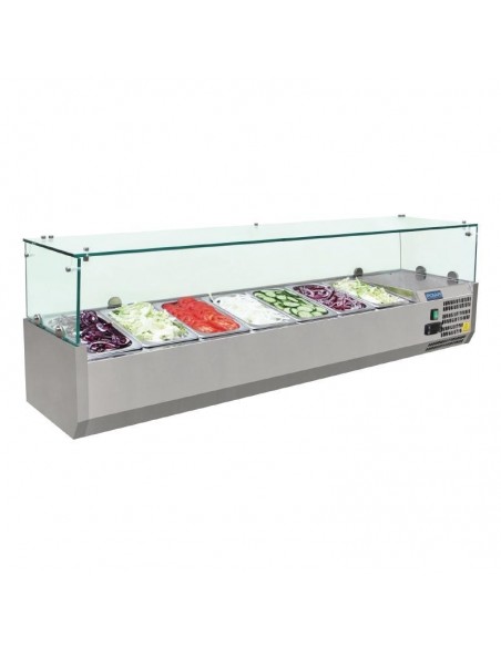 Vitrina Refrigerada de Ingredientes de 7 GN G609 POLAR.