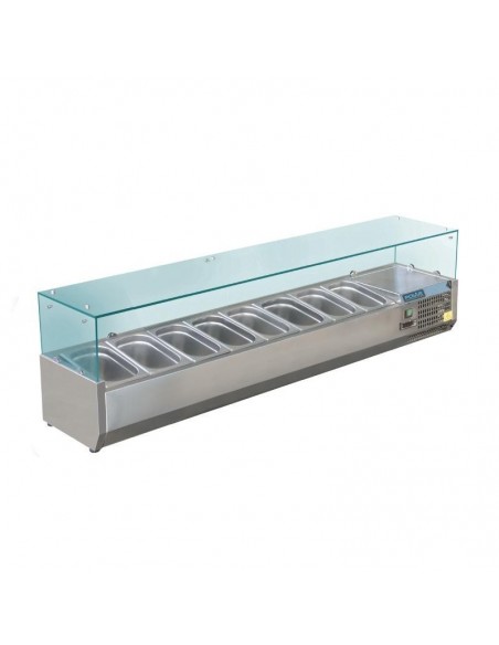Vitrina Refrigerada de Ingredientes 8 GN GD877 POLAR.