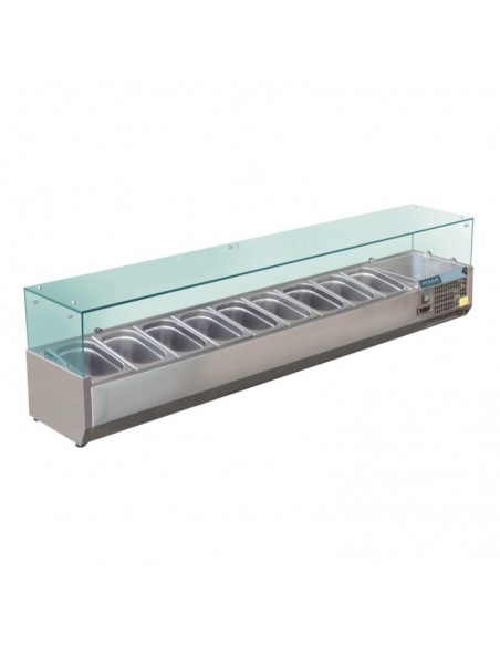 Vitrina Refrigerada de Ingredientes 9 GN GD878 POLAR.