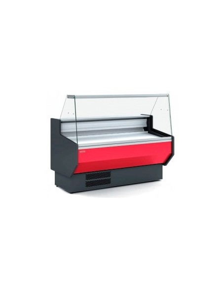 Vitrina Refrigerada Expositora Cristal Recto Fondo 800 MAF-VED-8-R