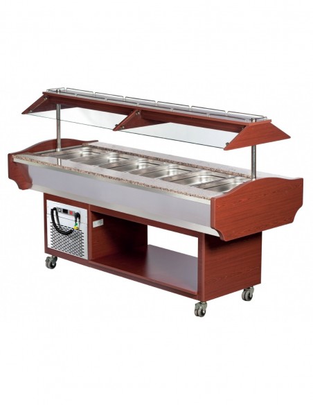 Vitrina Refrigerada para Buffet y Self Service NEWMEDAS RFGN