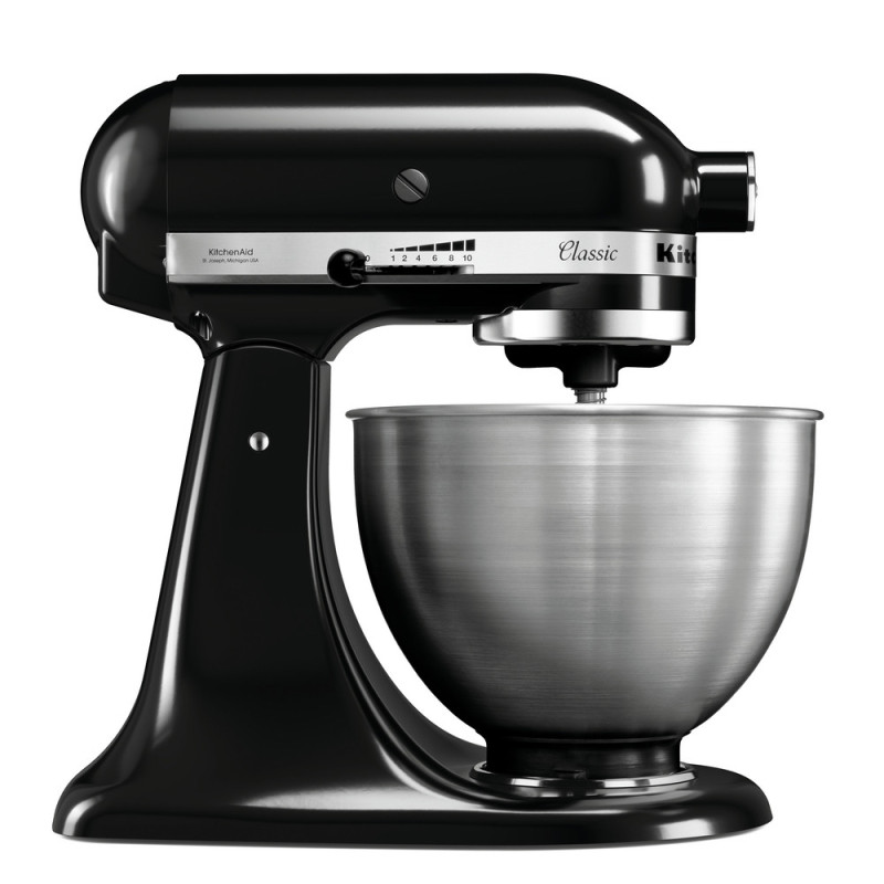 Amasadora Profesional KitchenAid 5K45SSEOB Negro Accesorios, 4.28 Litros. Batidora Industrial Bar, Restaurante Hostelería.